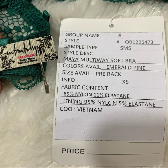 Free People Maya MultiWay Soft Bra Emerald Pine - Picture 8 of 10